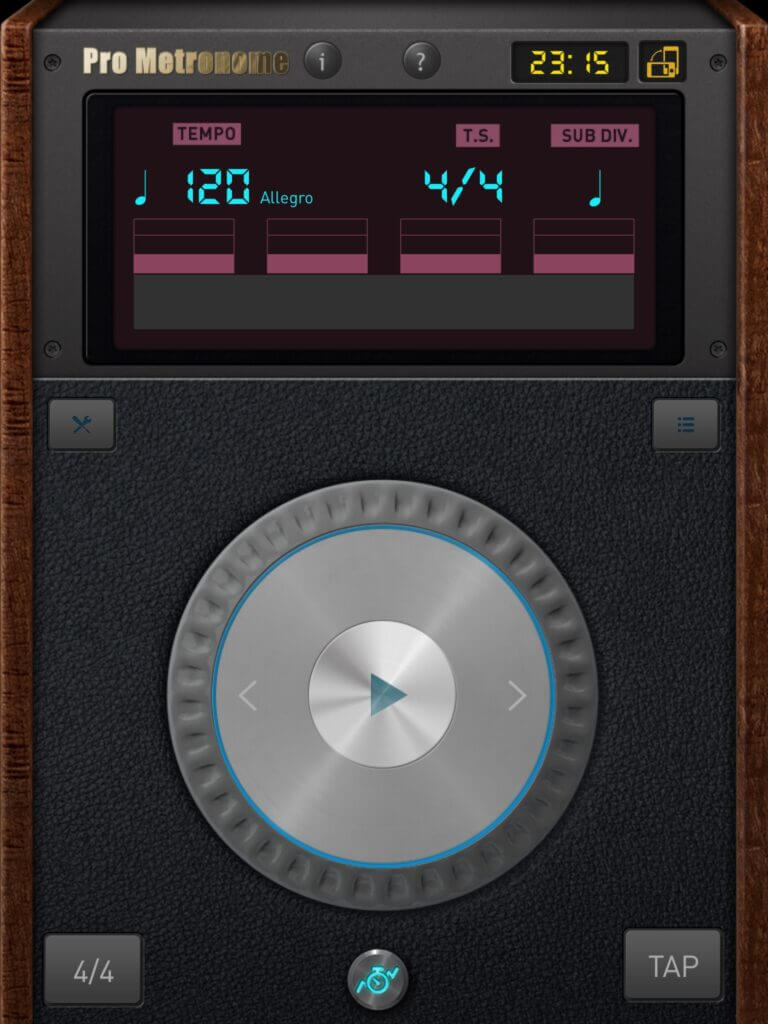 мобильная аппликация "Pro Metronome"
