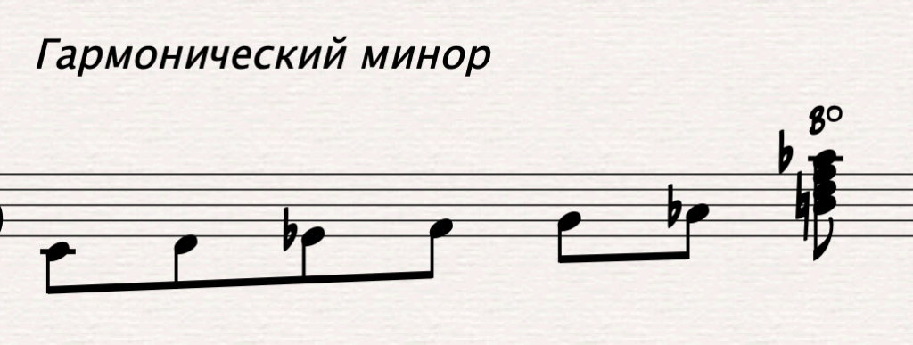 гармонический минор
