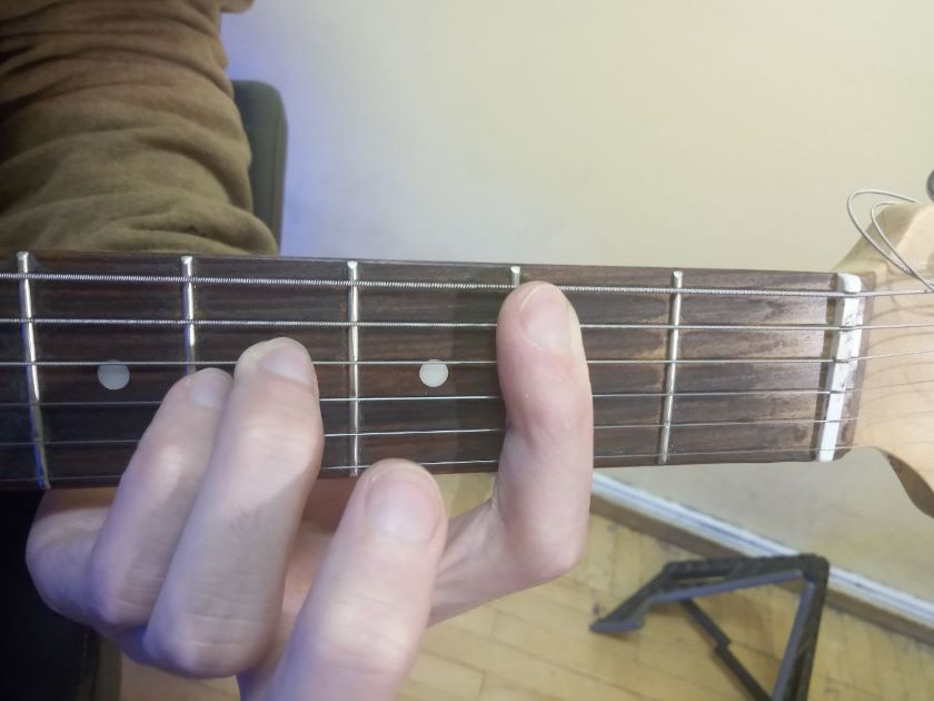 Как зажимать аккорд Csus2